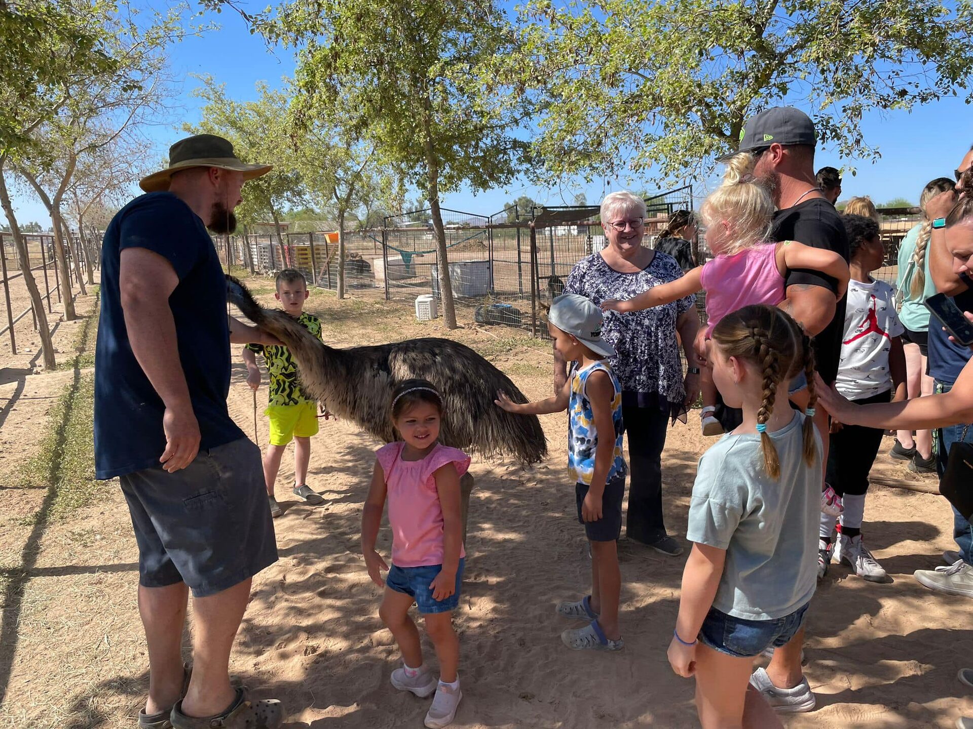 Group visiting The Gud Ark